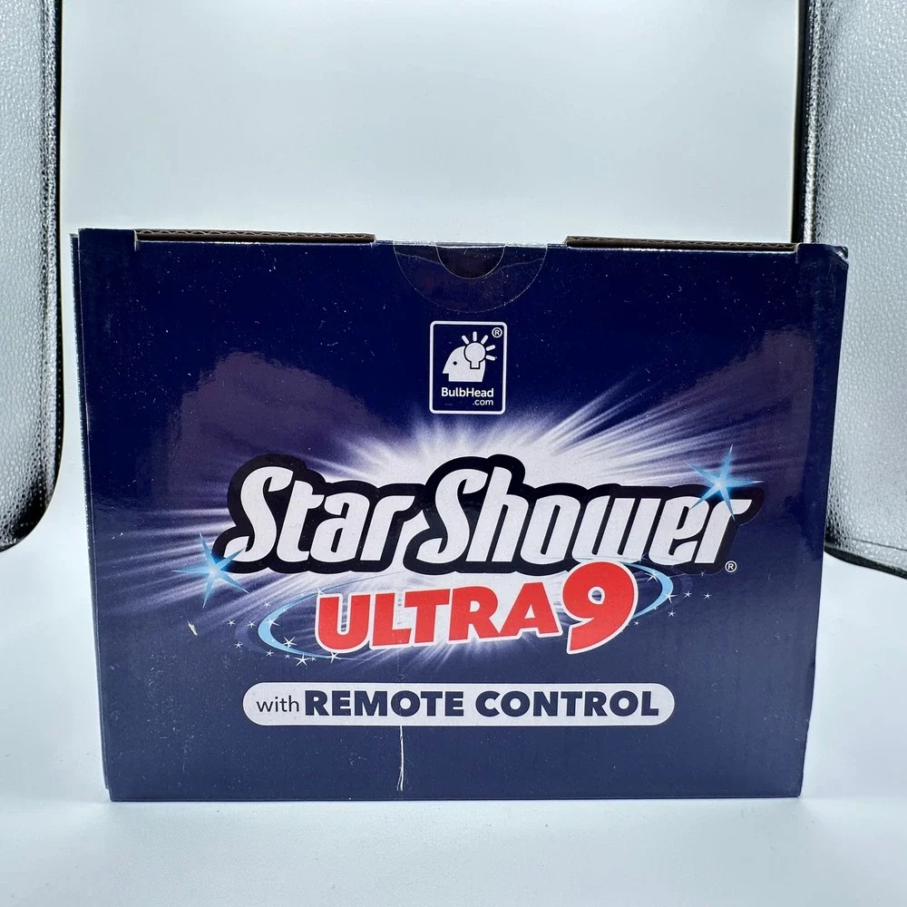 Star Shower Ultra 9 Laser Light Projector w/ Remote Control Red Green Christmas